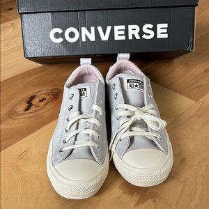 Converse Chuck Taylor All Star Madison Gray and White Sneakers
